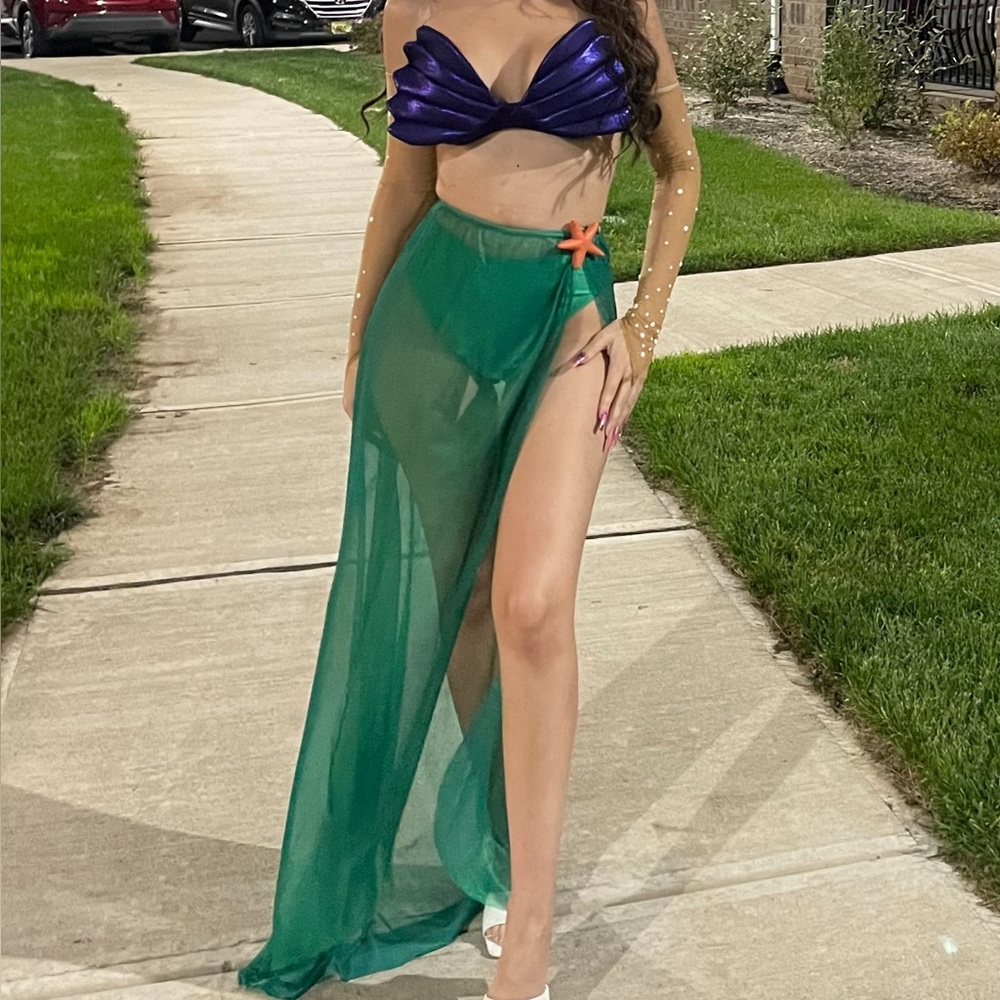 Vibrant Mermaid-Inspired Costume
